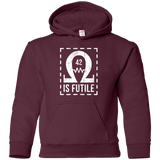 Sweatshirts Maroon / YS Resistance is Futile Youth Hoodie