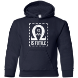 Sweatshirts Navy / YS Resistance is Futile Youth Hoodie