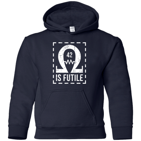 Sweatshirts Navy / YS Resistance is Futile Youth Hoodie