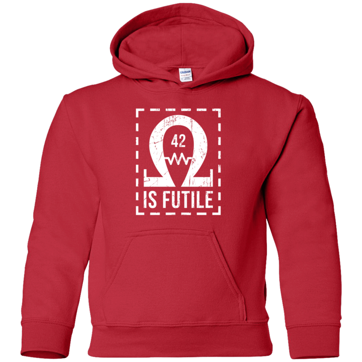 Sweatshirts Red / YS Resistance is Futile Youth Hoodie