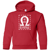 Sweatshirts Red / YS Resistance is Futile Youth Hoodie