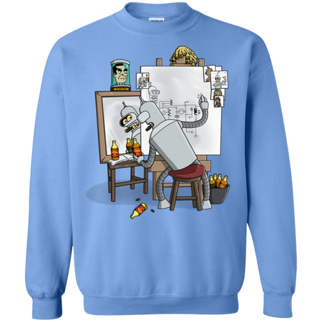 Sweatshirts Carolina Blue / S Retrato de un Robot Crewneck Sweatshirt