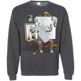 Sweatshirts Dark Heather / S Retrato de un Robot Crewneck Sweatshirt