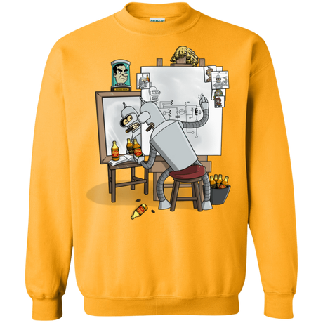 Sweatshirts Gold / S Retrato de un Robot Crewneck Sweatshirt