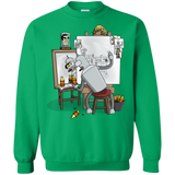 Sweatshirts Irish Green / S Retrato de un Robot Crewneck Sweatshirt