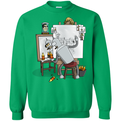 Sweatshirts Irish Green / S Retrato de un Robot Crewneck Sweatshirt