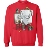 Sweatshirts Red / S Retrato de un Robot Crewneck Sweatshirt