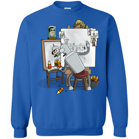 Sweatshirts Royal / S Retrato de un Robot Crewneck Sweatshirt