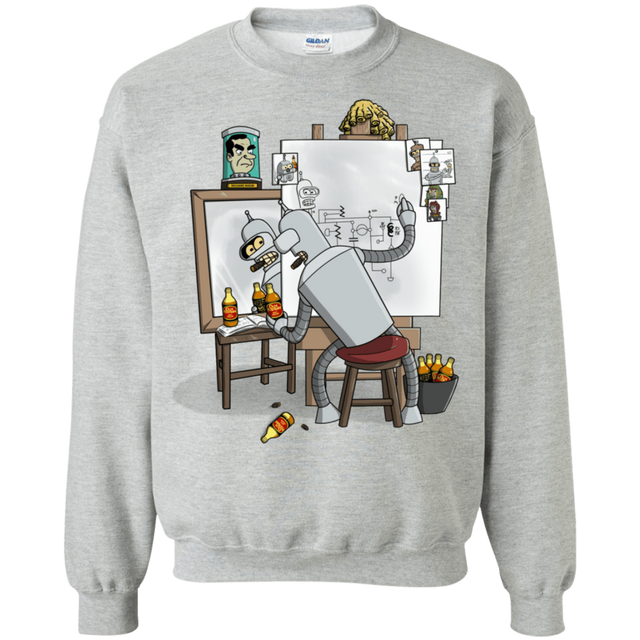 Sweatshirts Sport Grey / S Retrato de un Robot Crewneck Sweatshirt