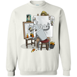 Sweatshirts White / S Retrato de un Robot Crewneck Sweatshirt