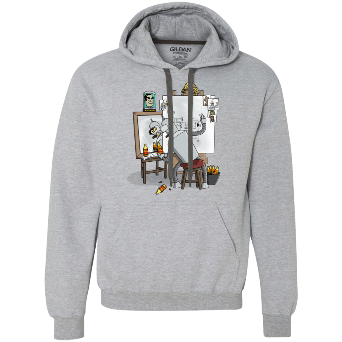 Sweatshirts Sport Grey / L Retrato de un Robot Premium Fleece Hoodie