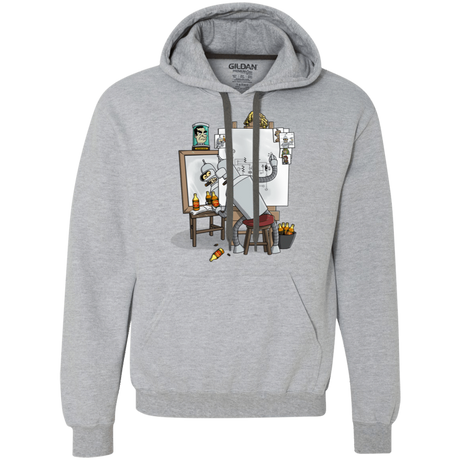 Sweatshirts Sport Grey / L Retrato de un Robot Premium Fleece Hoodie