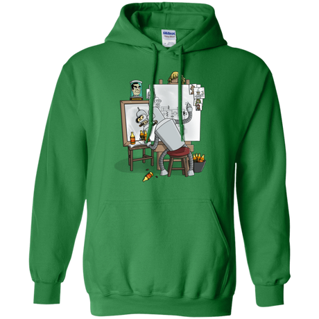 Sweatshirts Irish Green / S Retrato de un Robot Pullover Hoodie