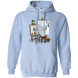 Sweatshirts Light Blue / S Retrato de un Robot Pullover Hoodie