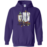 Sweatshirts Purple / S Retrato de un Robot Pullover Hoodie