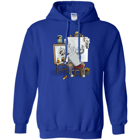 Sweatshirts Royal / S Retrato de un Robot Pullover Hoodie