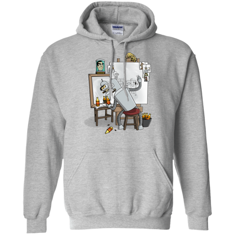 Sweatshirts Sport Grey / S Retrato de un Robot Pullover Hoodie