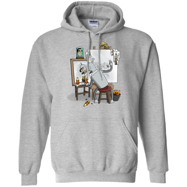 Sweatshirts Sport Grey / S Retrato de un Robot Pullover Hoodie