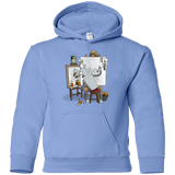 Sweatshirts Carolina Blue / YS Retrato de un Robot Youth Hoodie