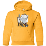 Sweatshirts Gold / YS Retrato de un Robot Youth Hoodie