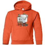 Sweatshirts Orange / YS Retrato de un Robot Youth Hoodie