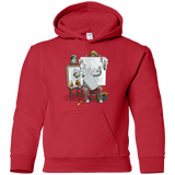 Sweatshirts Red / YS Retrato de un Robot Youth Hoodie