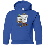 Sweatshirts Royal / YS Retrato de un Robot Youth Hoodie