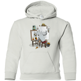 Sweatshirts White / YS Retrato de un Robot Youth Hoodie