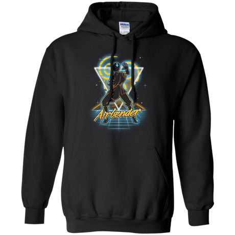 Sweatshirts Black / S Retro Airbender Pullover Hoodie