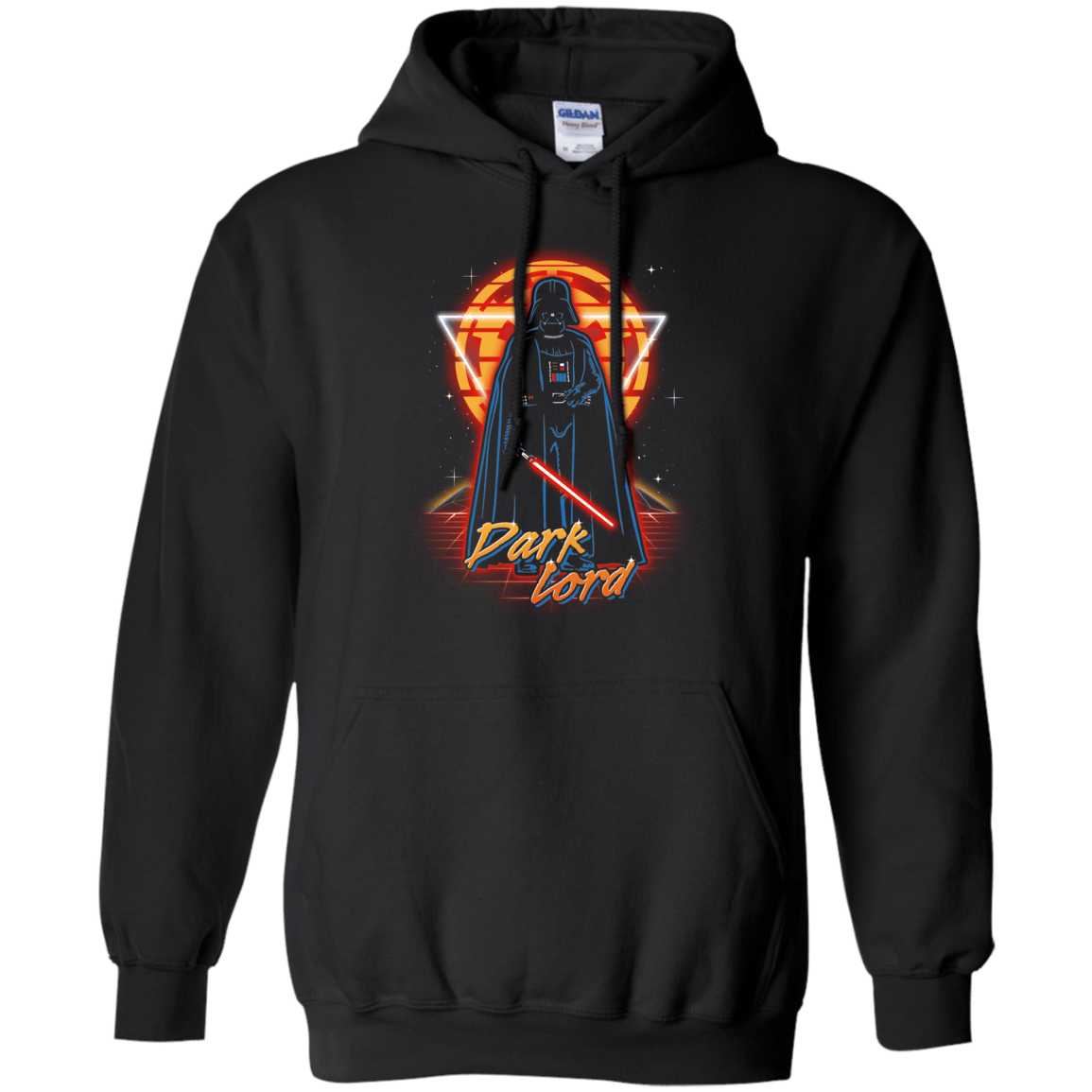 Sweatshirts Black / S Retro Dark Lord Pullover Hoodie