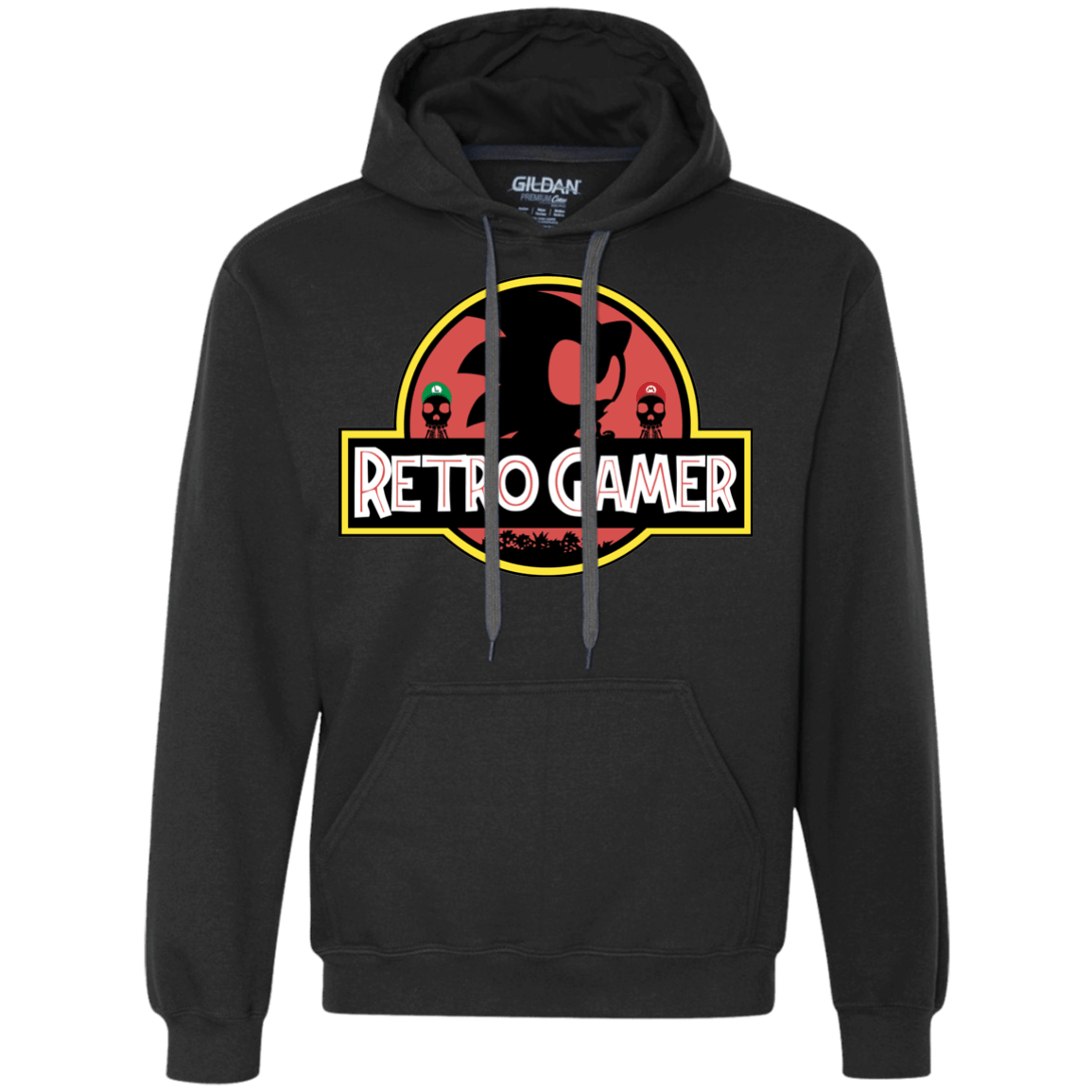 Sweatshirts Black / S Retro Gamer Premium Fleece Hoodie