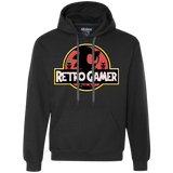 Sweatshirts Black / S Retro Gamer Premium Fleece Hoodie