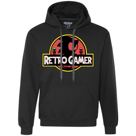 Sweatshirts Black / S Retro Gamer Premium Fleece Hoodie