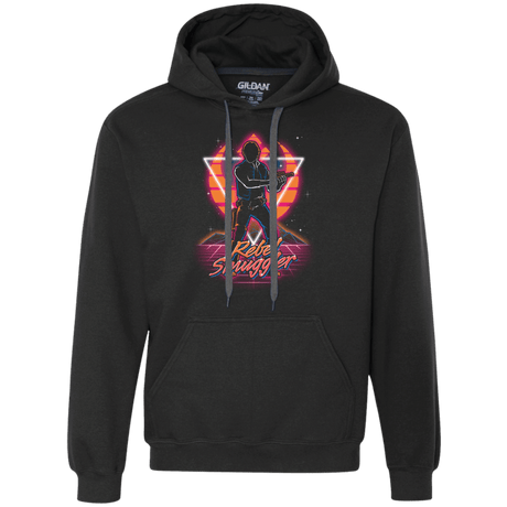 Sweatshirts Black / S Retro Rebel Smuggler Premium Fleece Hoodie