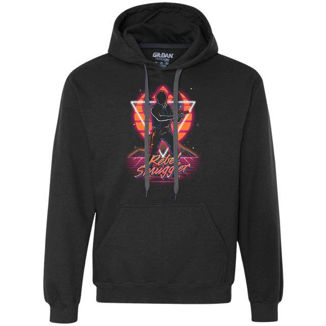 Sweatshirts Black / S Retro Rebel Smuggler Premium Fleece Hoodie