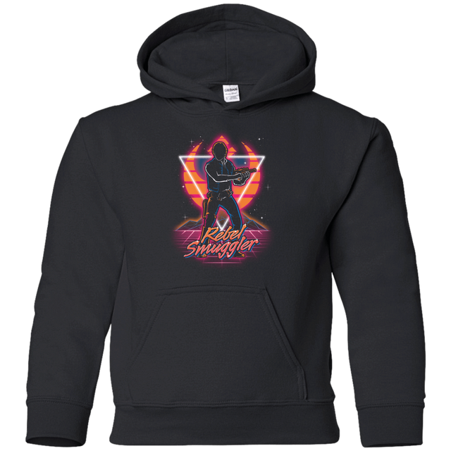 Sweatshirts Black / YS Retro Rebel Smuggler Youth Hoodie