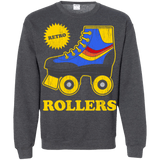 Sweatshirts Dark Heather / Small Retro rollers Crewneck Sweatshirt