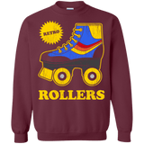 Sweatshirts Maroon / Small Retro rollers Crewneck Sweatshirt