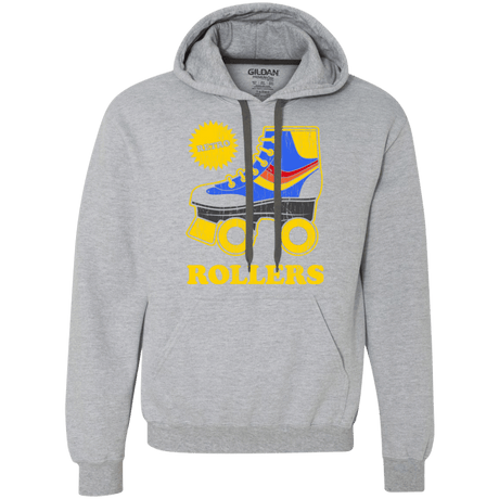 Sweatshirts Sport Grey / Small Retro rollers Premium Fleece Hoodie