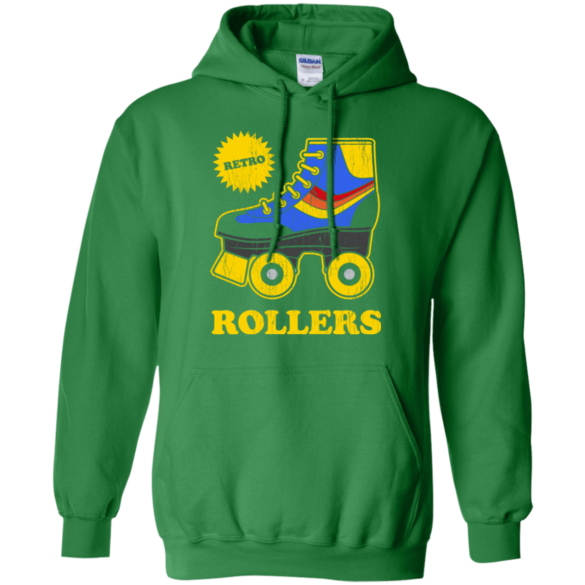 Sweatshirts Irish Green / Small Retro rollers Pullover Hoodie