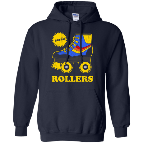 Sweatshirts Navy / Small Retro rollers Pullover Hoodie