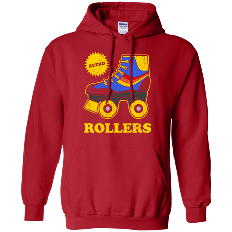 Sweatshirts Red / Small Retro rollers Pullover Hoodie