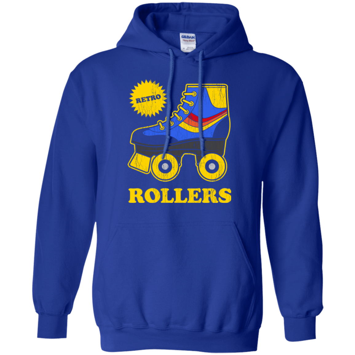 Sweatshirts Royal / Small Retro rollers Pullover Hoodie