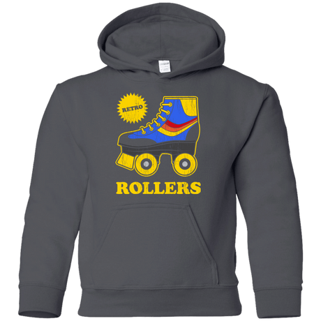 Sweatshirts Charcoal / YS Retro rollers Youth Hoodie