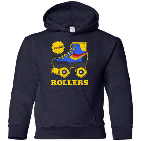 Sweatshirts Navy / YS Retro rollers Youth Hoodie