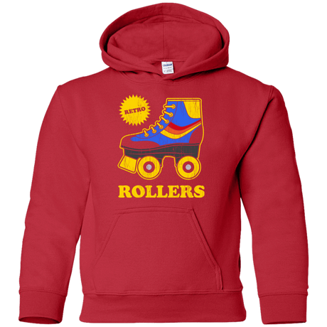 Sweatshirts Red / YS Retro rollers Youth Hoodie
