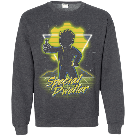 Sweatshirts Dark Heather / S Retro Special Dweller Crewneck Sweatshirt