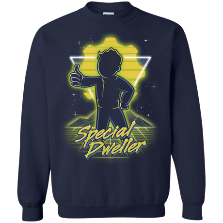 Sweatshirts Navy / S Retro Special Dweller Crewneck Sweatshirt