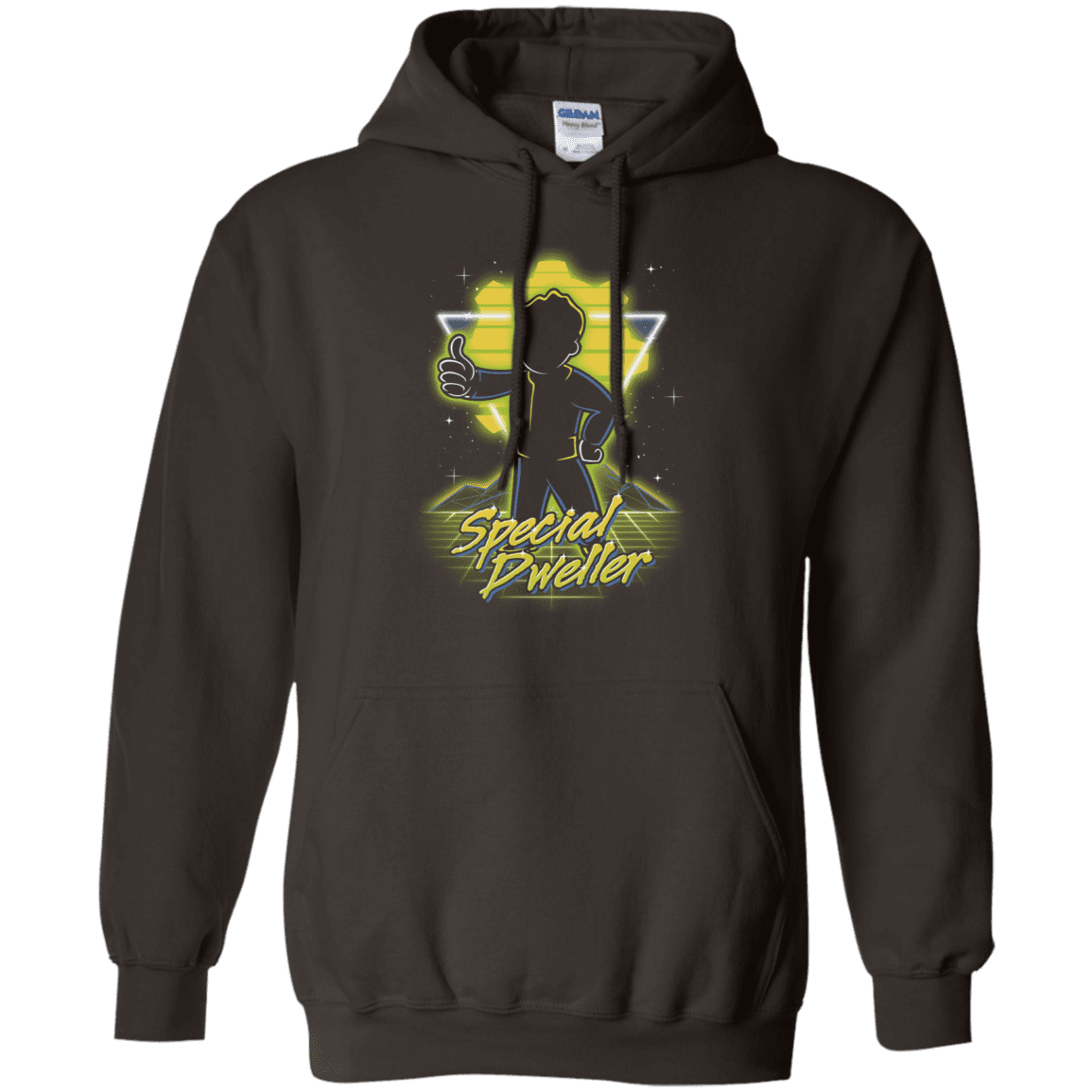 Sweatshirts Dark Chocolate / S Retro Special Dweller Pullover Hoodie