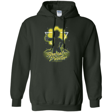 Sweatshirts Forest Green / S Retro Special Dweller Pullover Hoodie